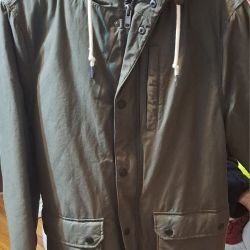 Green Men's M Mid-length Parka