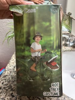 Disfraz inflable dinosaurio