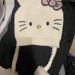 LITTLE GIRLS HELLO KITTY BEANIE
