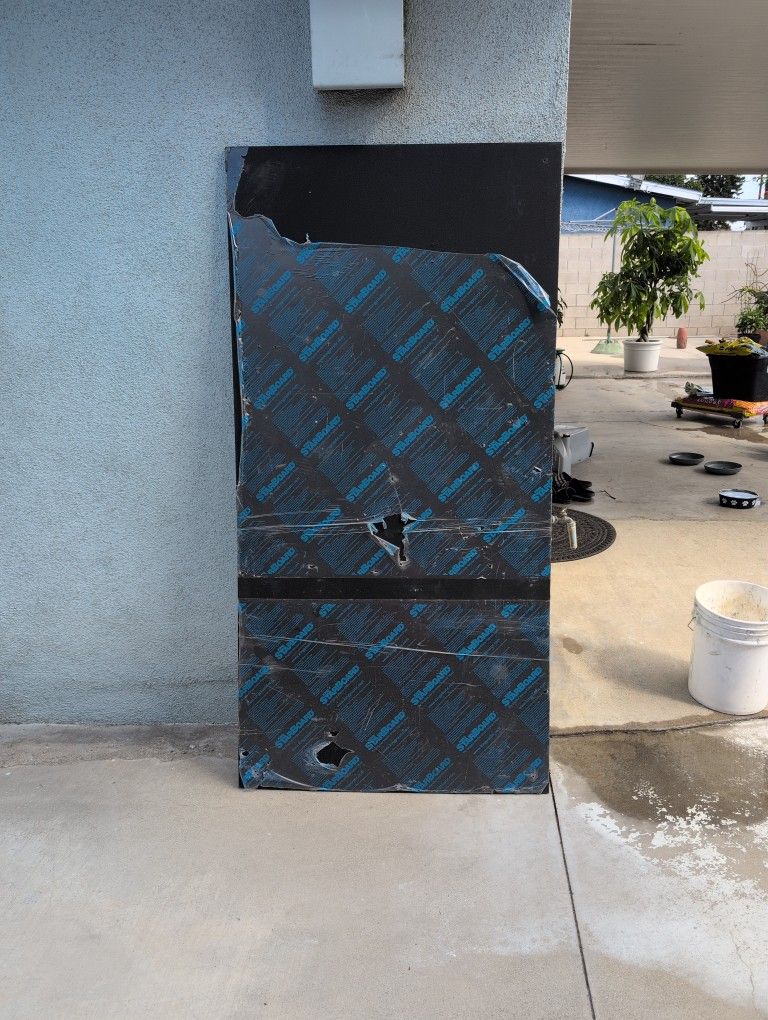 King Starboard Black Polymer Sheet 1/2 In Thick 72x36x1/2 Inches