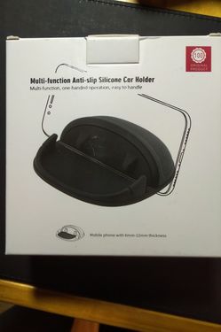 Multi function anti slip silicone holder