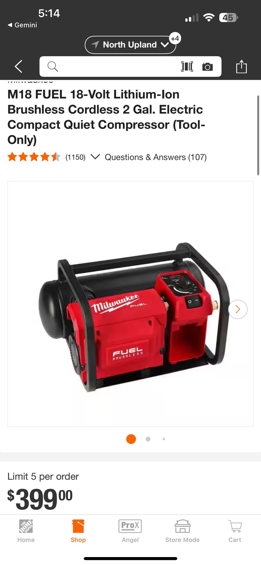 Milwaukee M18 FUEL Air Compressor