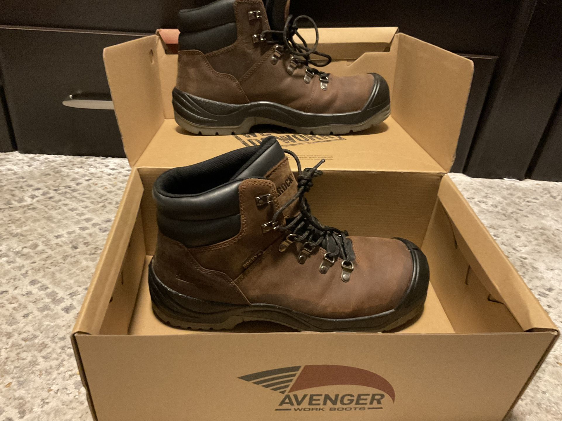 Rocky Men’s Worksmart Waterproof 5” Boots Composite Toe