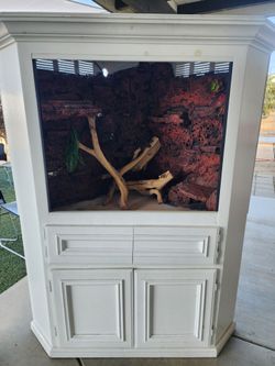 Reptile enclosure tank terrarium