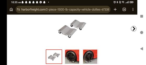 Car dollys . Set of 2