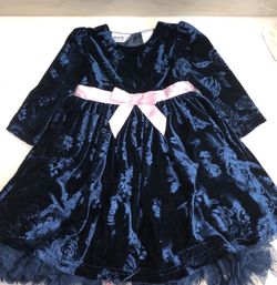 Blueberries Boulevard Girls Dress Blue Size 18M