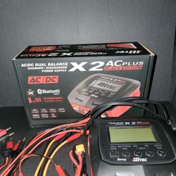 Hitec X2 AC Plus Black Edition Lipo Charger 