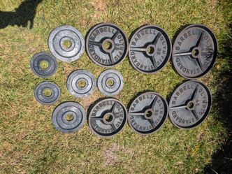 245 lb Olympic weight set weight