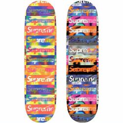 Supreme Distorted Logo Skateboards