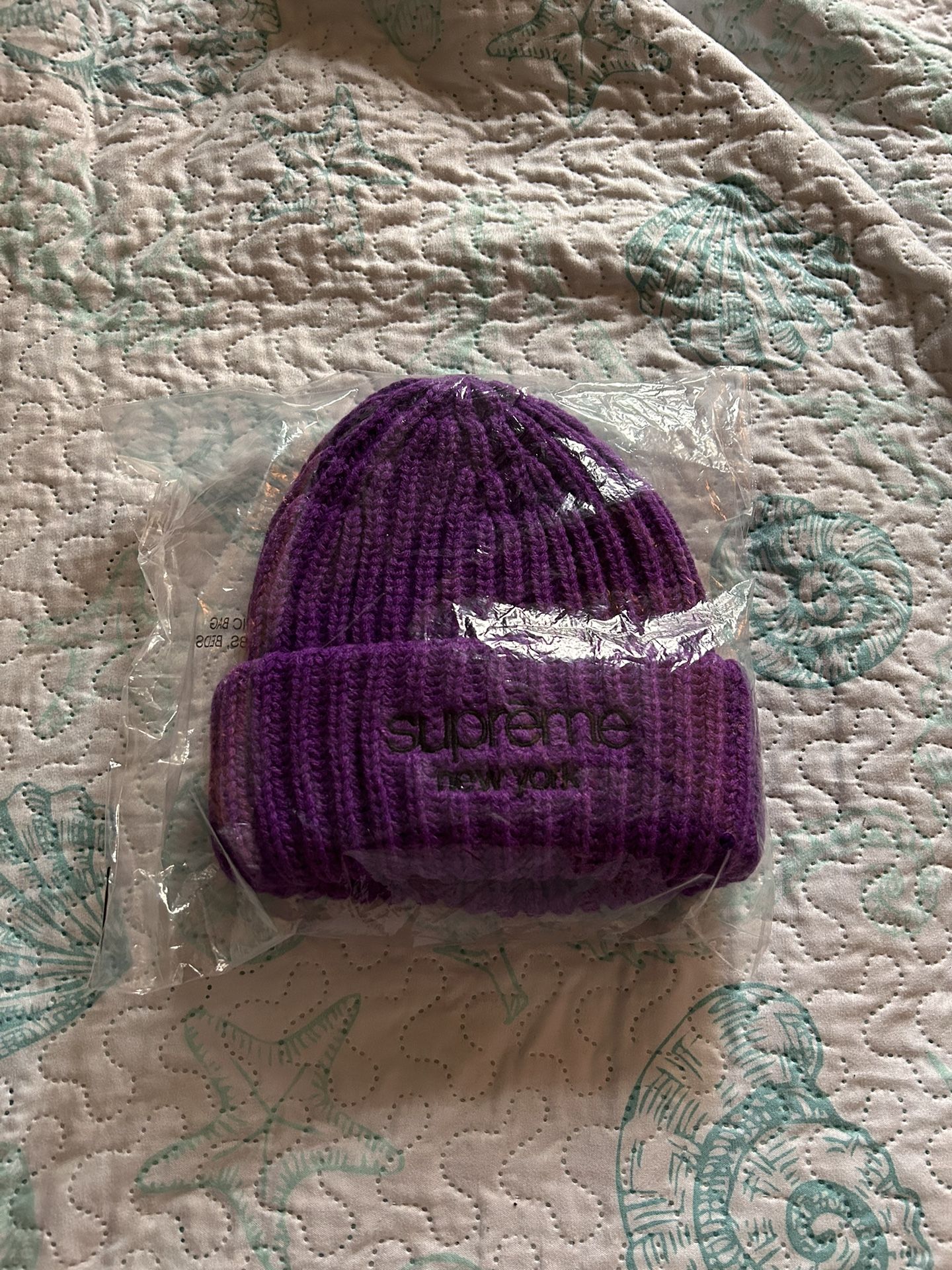 Classic Logo Chunky Ribbed Beanie🔥🔥🔥