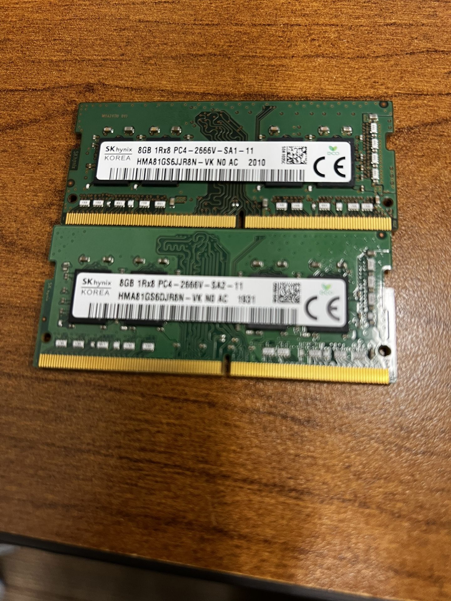 Laptop Ddr4 Memory 16gb ( 8gb X 2 )