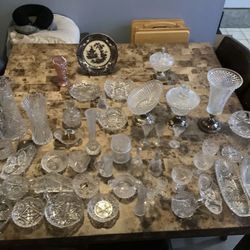 Antique & Vintage Cut Glass And Crystal