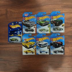 7 Hot Wheel Cars
