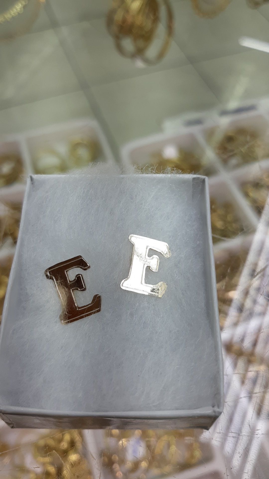 14k gold earing 1/2 inch any letters,All Products : American Fashion Style Bags On Sale