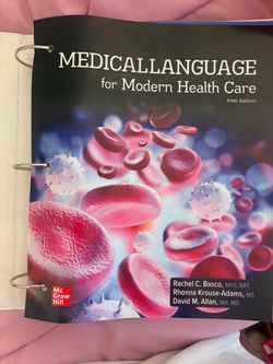 MEDICALLANGUAGE for Modern Health Care Fifth Edition