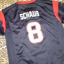 NFL On Field Size large Texans Schaub Jersey In Great Condition 