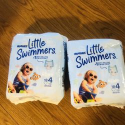 Huggies Little Swimmers Swim Diapers, Size 4, 18 Ct  $9.68