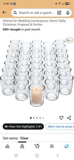 Volt candle  with holder