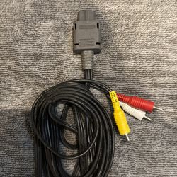 OEM Nintendo AV Cable – SNES / N64 / GameCube Composite Video Cord