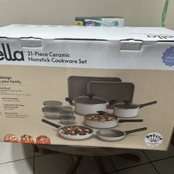 21 Pcs Nonstick Cookware Set 