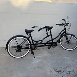 Green line Tandem Bike