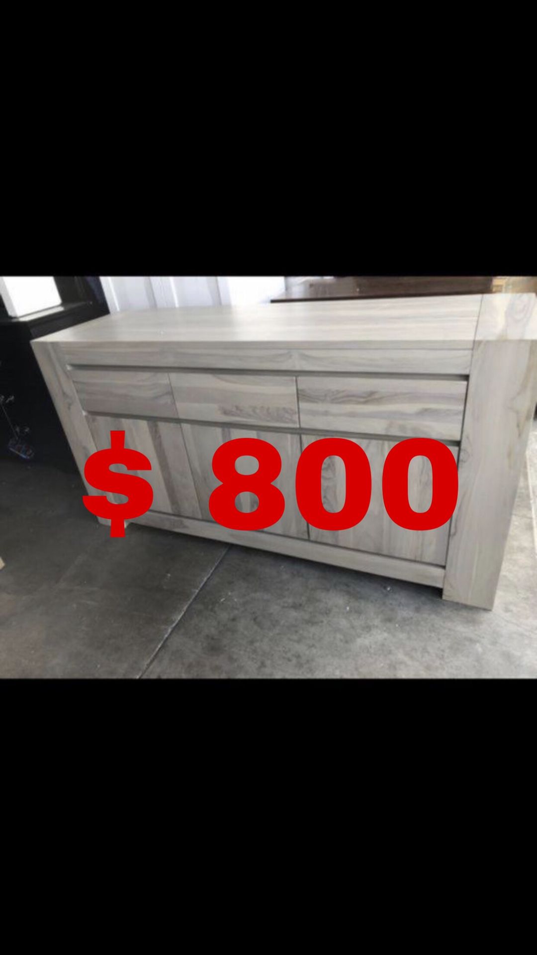 Beautiful new Brownstone Messina gray-wash Sideboard only 800$!!! Original price 2,300$!!! Sale price 1,610$!!!