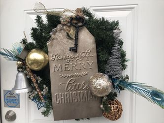 Christmas door decoration