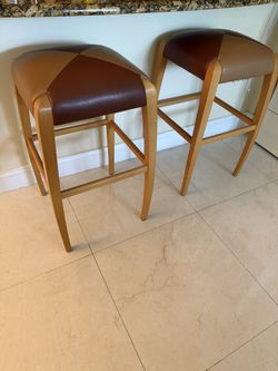 Wooden Stools X2