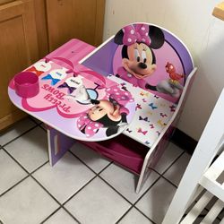 Minnie Mouse Desk and Chair