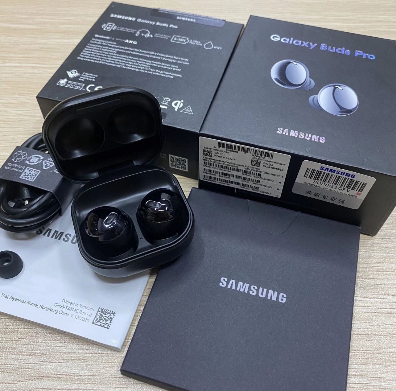 ✅✅Samsung Galaxy Buds Pro SM-R190 True Wireless Earbuds BLACK Brand New 🔥🔥