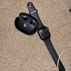 Apple iWatch 6 Series & Beats Studio Buds BLACK 