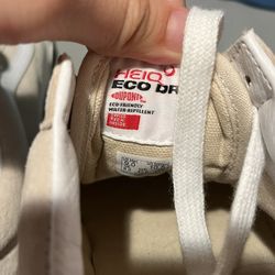 Beige vans water resistant 