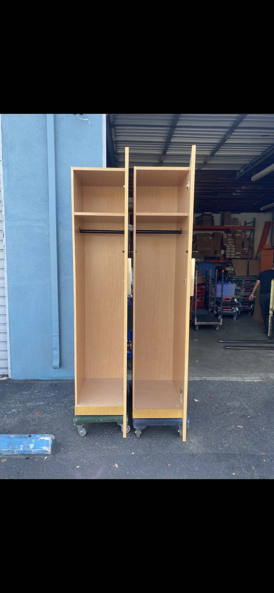 Maple Closet Storage 