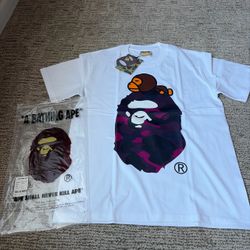 A Bathing Ape (BAPE) White T-shirt