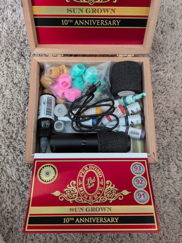 Wireless Tattoo Gun And Set