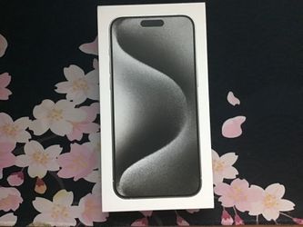 iPhone 15 Pro Max 128gb White Titanium w AT&T
