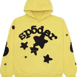 Sp5der Beluga Hoodie 'Gold"