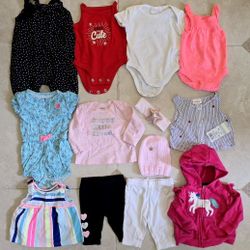 Baby's Clothes - Jacket, Onesies, Romper, Shirt, Pants, Beanie - Size New Born 