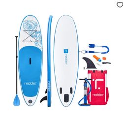 New redder Vortex 10' Inflatable Stand Up Paddle Board with Premium SUP Accessories & Carry Bag; Pad