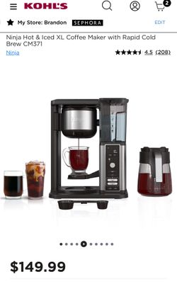 Ninja Hot & Iced XL Coffee Maker with Rapid Cold Brew 