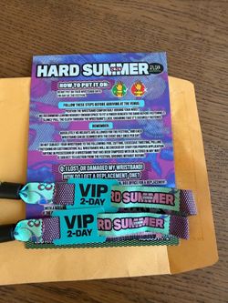 HARD SUMMER TICKETS
