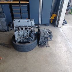 Engine And Transmission For 06 Honda Element 2.4l K24 Engine 