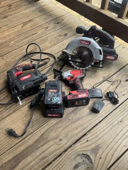 Power Tools And Storage Boxes