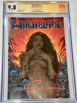 CGC SS 9.8 Witchblade #1 Foil SDCC 2024 Signed Marc Silvestri Image Top Cow