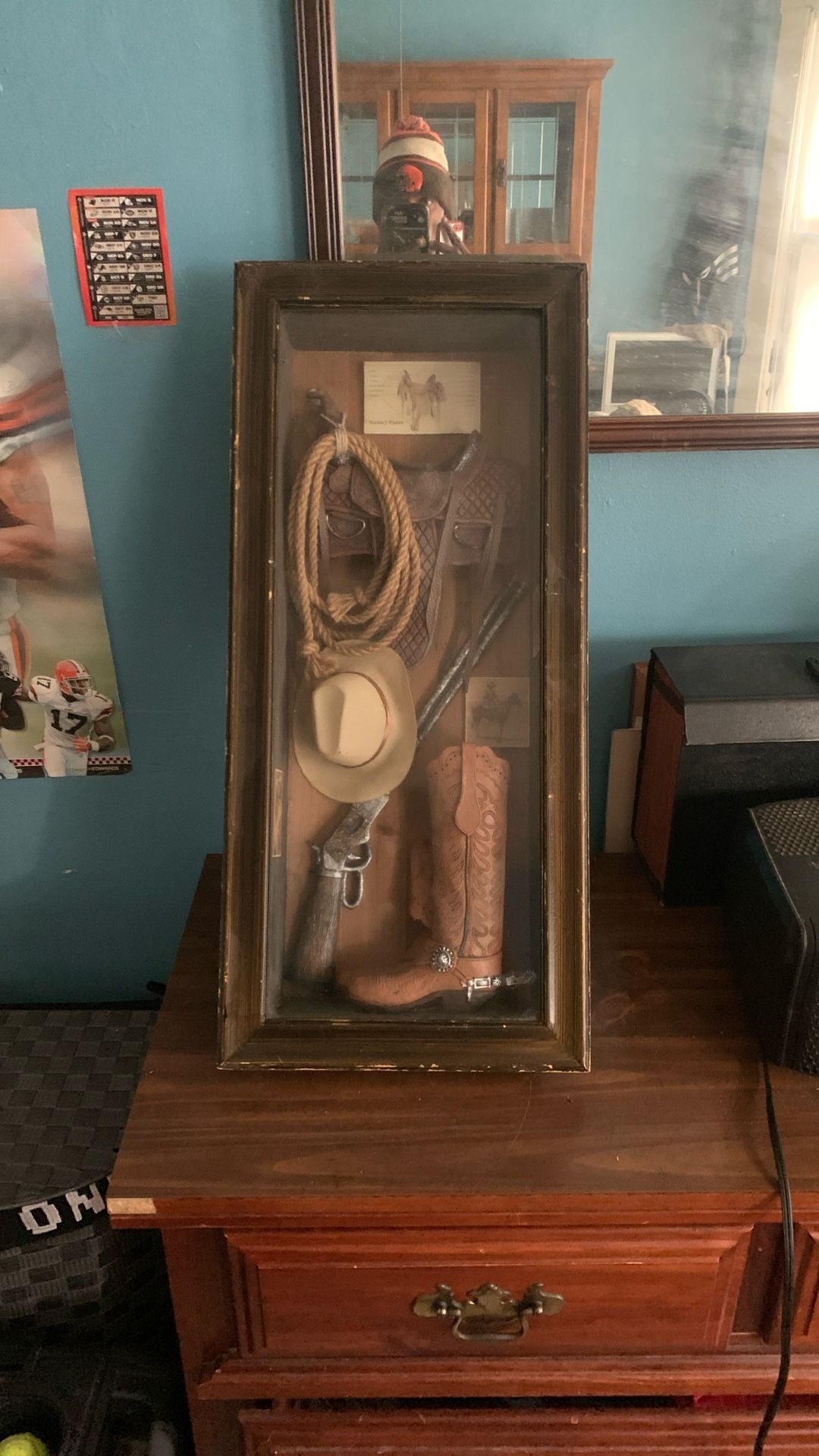 Cowbody-themed Shadow Box 