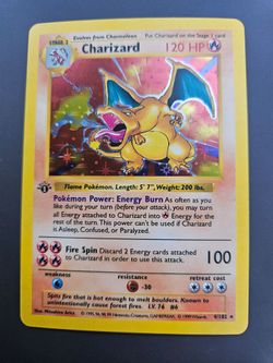 Charizard 1st Edition Base Set Holo 4/102