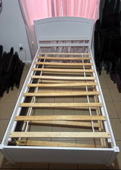 White Pull Out Bed