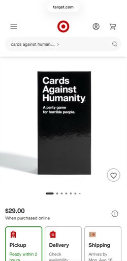 Cards Against Humanity Party Game