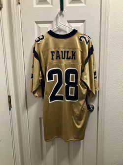 VTG Y2K Marshall Faulk St. Louis Rams alternate gold jersey - Men’s Large