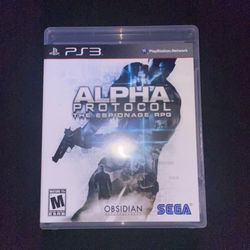 Sony PlayStation 3 Alpha Protocol CIB